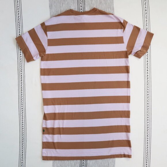 Kowtow T-Shirt Dress Lilac Earth Stripe | XS - Picture 7 of 9
